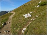 Uskovnica (Lom) - Planina pod Mišelj vrhom